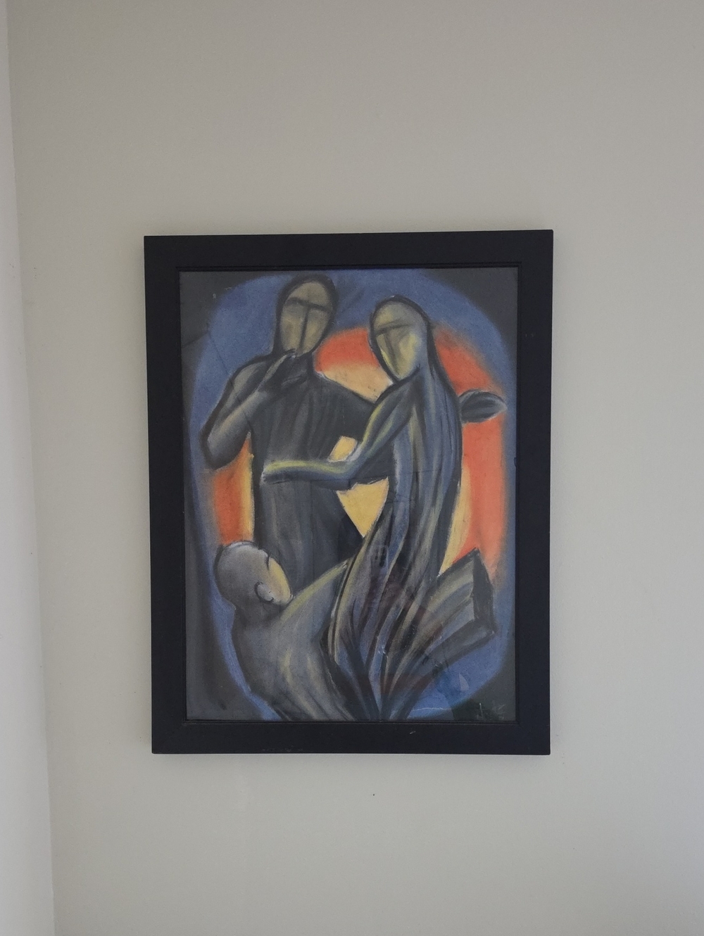 1990s Art Print in Black Frame
